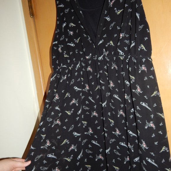 Torrid Sleeveless Chiffon Drape Dress - Picture 2 of 5